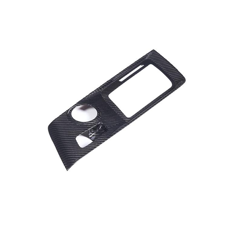 Center Console Gear Shift Button Panel Decoration Cover for Corvette C7 Stingray ZR1 Z06 2014 Real Carbon Fiber Interior