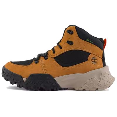 Motion Scramble Mid Lace Up Waterproof Hiker Wheat Nubuck Men A68Q8
