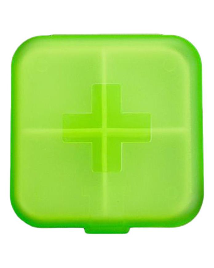 Portable Travel 4 Grid Pill Storage Box Case Container Mini Medicine Organizer