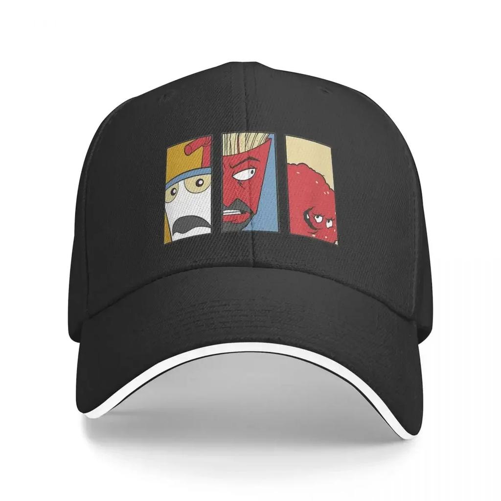 New Aqua Teen Hunger Force Cap Fashion Casual Baseball Caps Adjustable Hat Hip Hop Summer Unisex Baseball Hats
