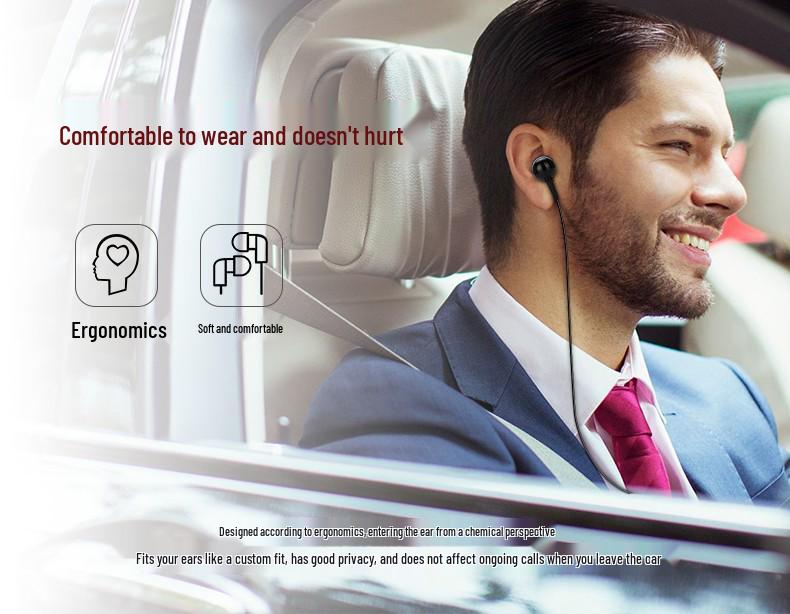 Jialan F920 Retractable Bluetooth Earphone, Wireless Fast-Charge, Clip-On Design for Business and Gaming