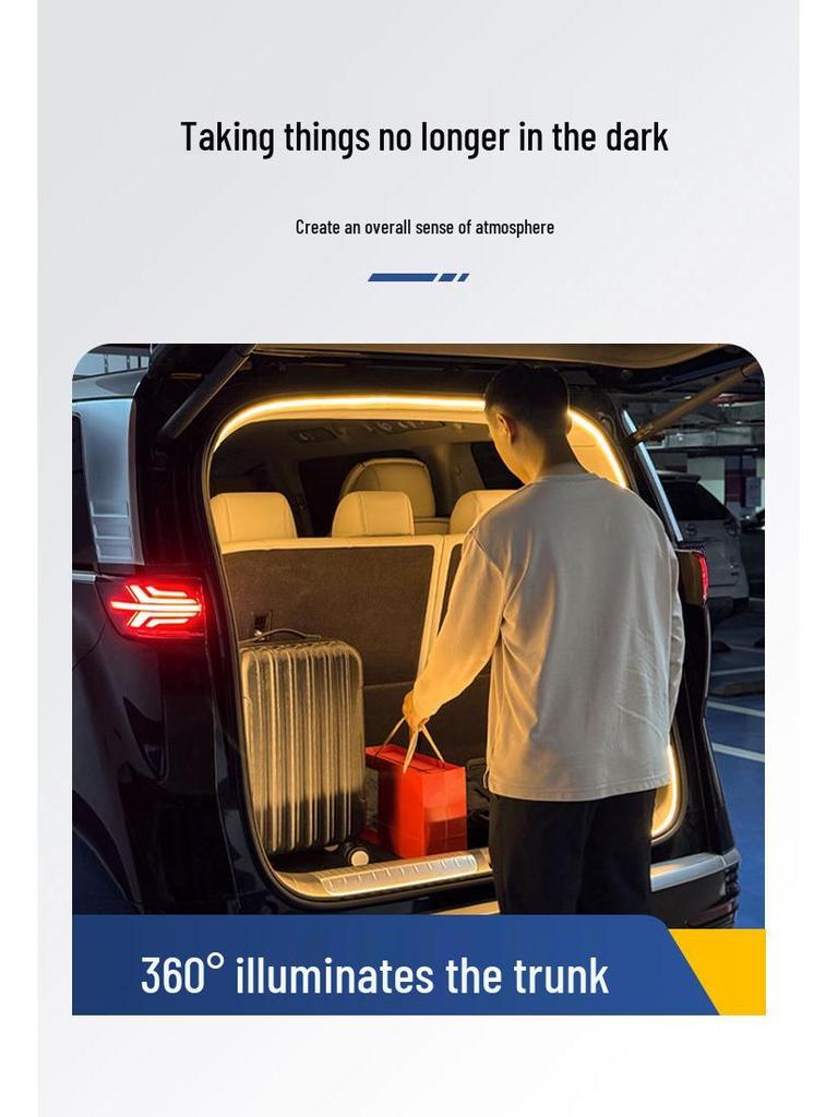 Toyota ESTIMA LED Trunk & Ambient Tailgate Flowing Welcome Light