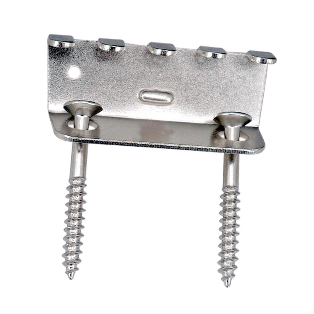 Silent tremolo bridge springs claw and hook, replaced by screw,