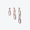 Rush Off Daily Gold Chain Earring 3-Set / Daily Gold Chain Earring 3-Set - Surgical Steel Post