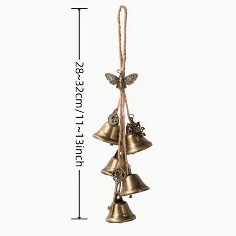 Door Bell Hanger Wind Bell Decoration Rustic Witch Wind Chimes Stylish Door Knob Witch Bells Clear Negative Energy Witch Bells