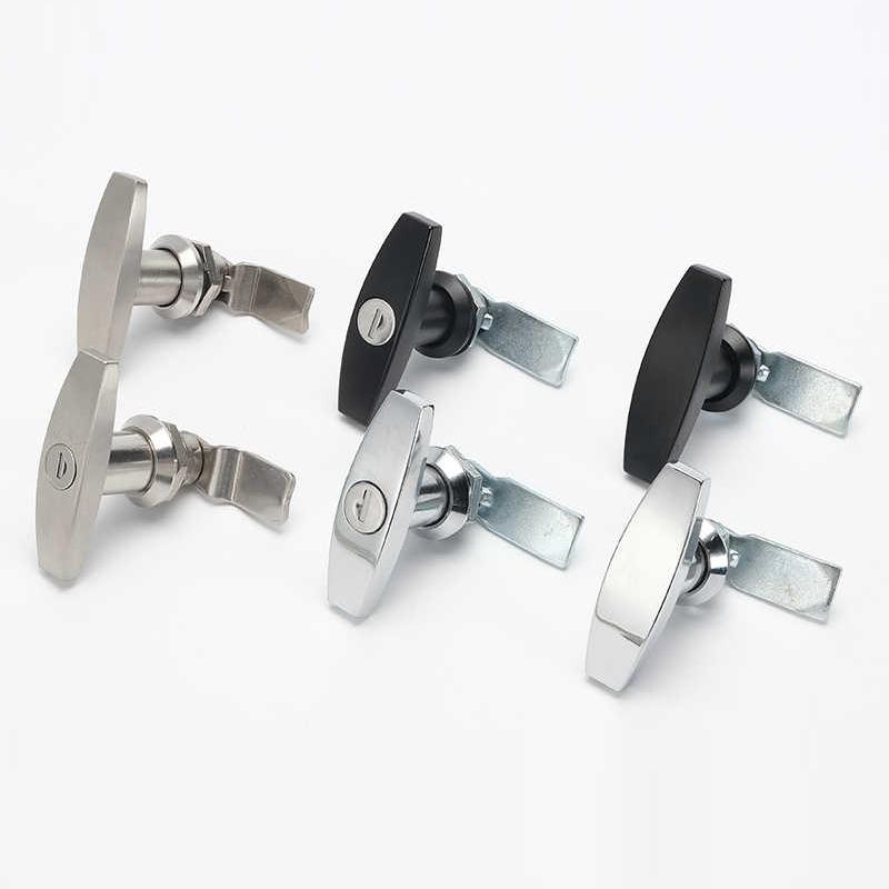 1PCS MS324-1-2 Switch Cabinet Door Latch Lock 304 Stainless Steel L-Type Switch Cabinet Door Handle Lock Hardware Accessories