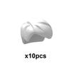 MOC City Small Particles Building Blocks Boys Girls Figures Accessories Curly Hair Beard Set Mini Bricks Toys Gifts For Kids G01