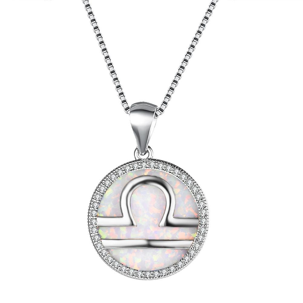 Necklace European and American 12 Constellation Necklace