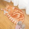 Cute Cat Rug - Easy to Clean and Stain Resistant Floor Mat for Bathroom, Living Room, Bedroom and Footrest - Home Decor