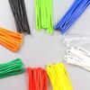 50Pcs Travel Tags Plastic Bag Loops Colorful Luggage Id Label Strap Holder Lanyard Portable Travel Accessories