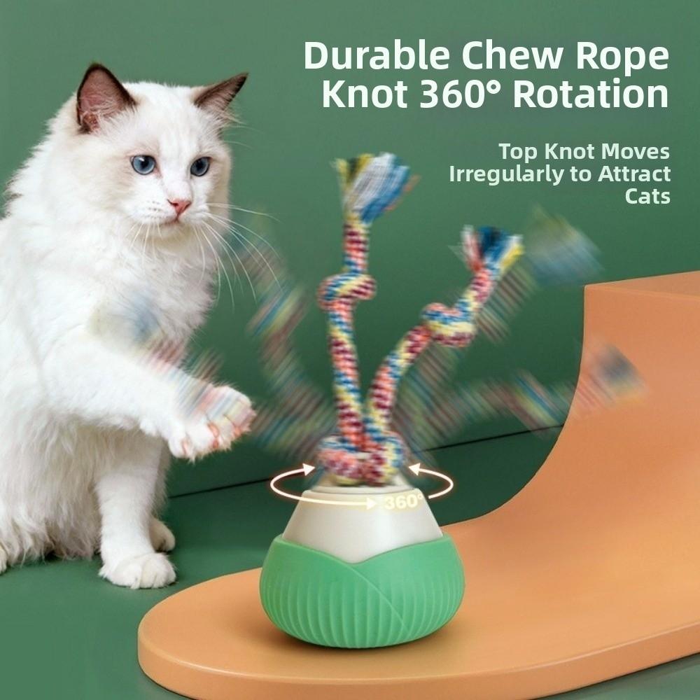 Rechargeable Interactive Dog Ball Self Play Smart Automatic Rolling Ball Toy Durable Rotating Moving Cat Toy Pet Training