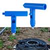 Perfurador de Tubo de Água para Irrigação de Jardim Abridor de Furo de 8mm 10mm Ferramenta de Instalação de Conector de Válvula de Derivação para Sistemas de Irrigação Agrícola