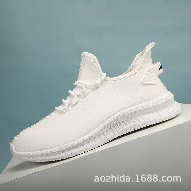 

2024 осень-зима большой размер 47 мужские и женские белые туфли спортивная и повседневная обувь 2025 кожаные зеленые туфли 40 белый