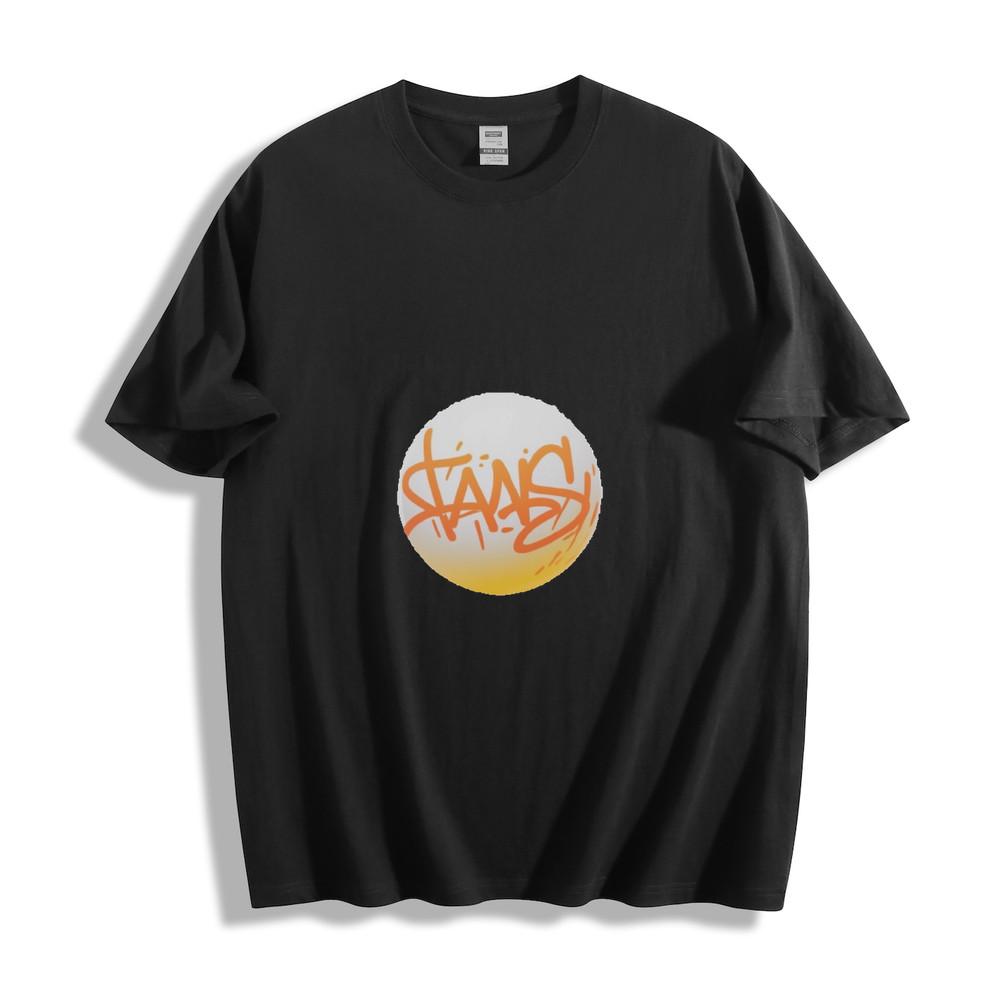 

Gradient Yellow-White Circle STANS Graffiti T-Shirt L