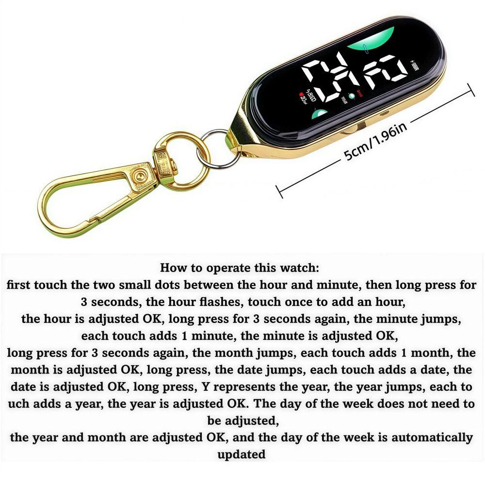 Portable Electronic Hanging Watch LED Luminous Pocket Watch Creativity Pocket Watch  Kids Adults