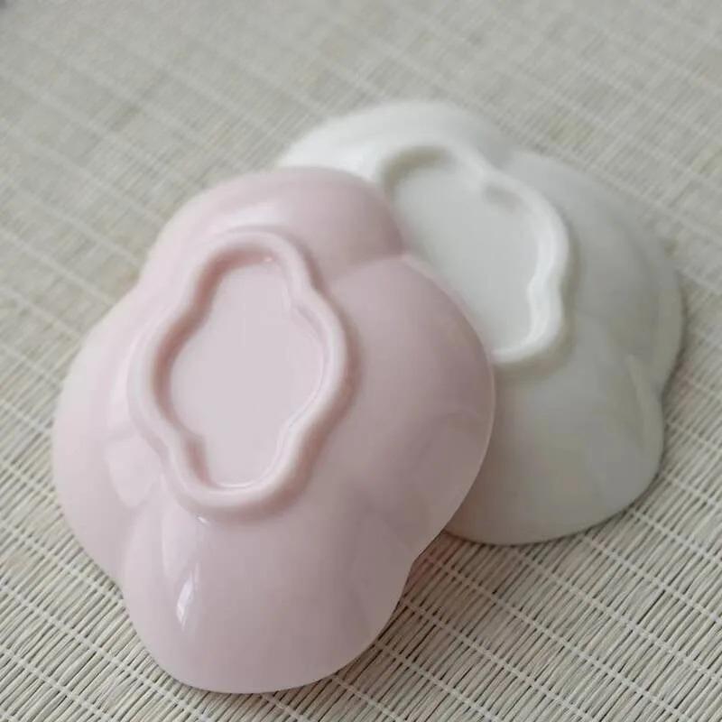 Boutique Jade Mud Powder Kneading Flower Coasters Creative Hot Pad for Coffee Cups Saucer Anti-scald Placemats Cup Holder Teaset