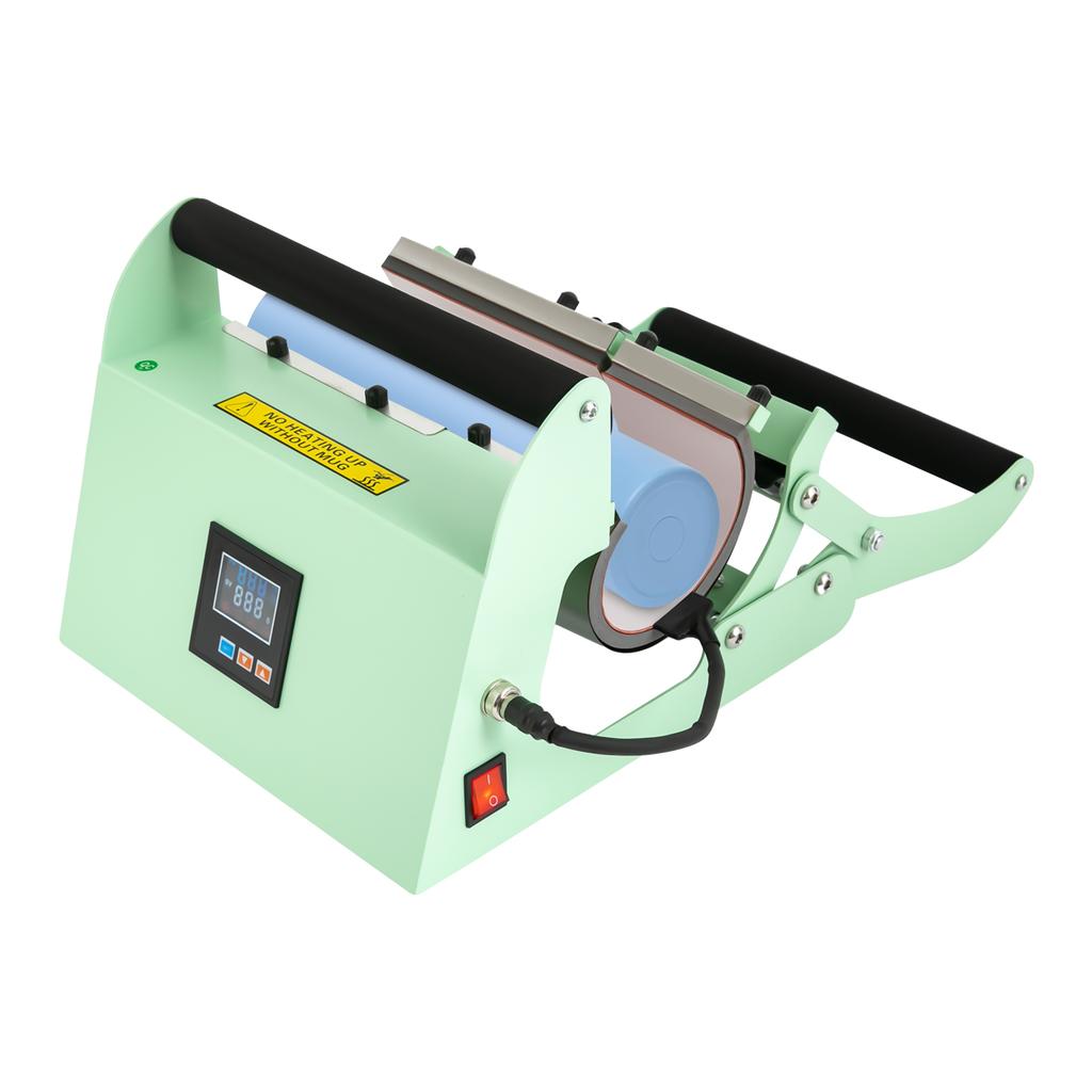 Car Cup Mug Press Heat Machine, Tumbler Heat Press, Tumbler Heat Press Machine, Light Green, 1* Car Cup Mug Press Machine