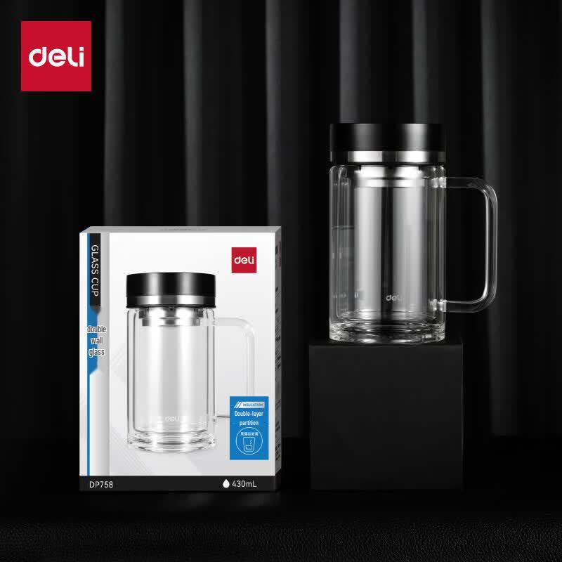 Deli Double-Walled Glass Mug