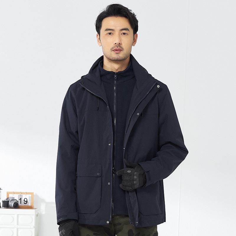 

Unisex 3-in-1 Waterproof Windproof Outdoor Jacket with Detachable Fleece Liner 2XL
