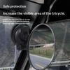 Specchietto Angolo Cieco Regolabile Rotazione a 360 Gradi Specchietto Retrovisore HD per Auto Specchietto di Retromarcia 10,5/12,5/15 cm 1 PZ per Sicurezza del Veicolo