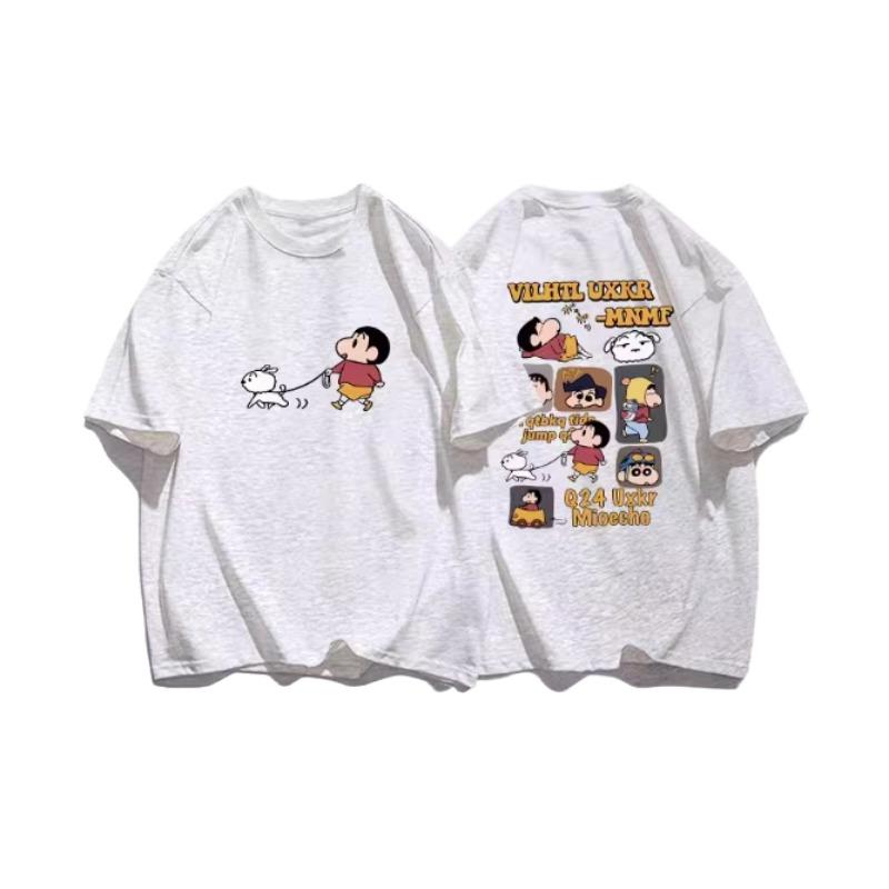 Hello Kitty Strawberry Pattern Women's Printed T-shirt Cartoon Style Modern Multi Functional Leisure Street Y2K Women's T-shirt