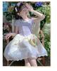 Girls' dress 2026 summer super western-style little girl, internet celebrity, middle-aged princess, chiffon dress, fluffy chiffon dress