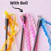 Cat Toy Colorful Tassel Cats Teaser Stick Rainbow Cloth Tassel Toys for Cats Teasing Self-hi Cat Toys Interactive Pet Supplies