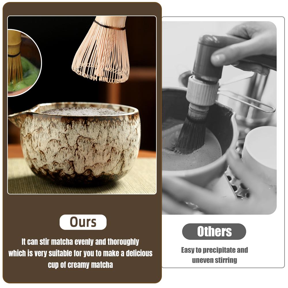 Set de ceai Matcha japonez 6 buc. Tel sigur din bambus, linguriță, seturi de ceai, bol Matcha, suport pentru tel Matcha pentru iubitorii de ceai, instrumente pentru prepararea ceaiului