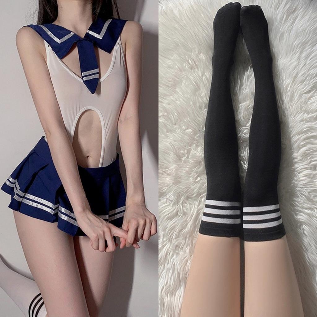 Night Fun Lingerie Sexy Perspective Uniform Seduction Senior Suit Cosplay Passion Sailor Suit Suit