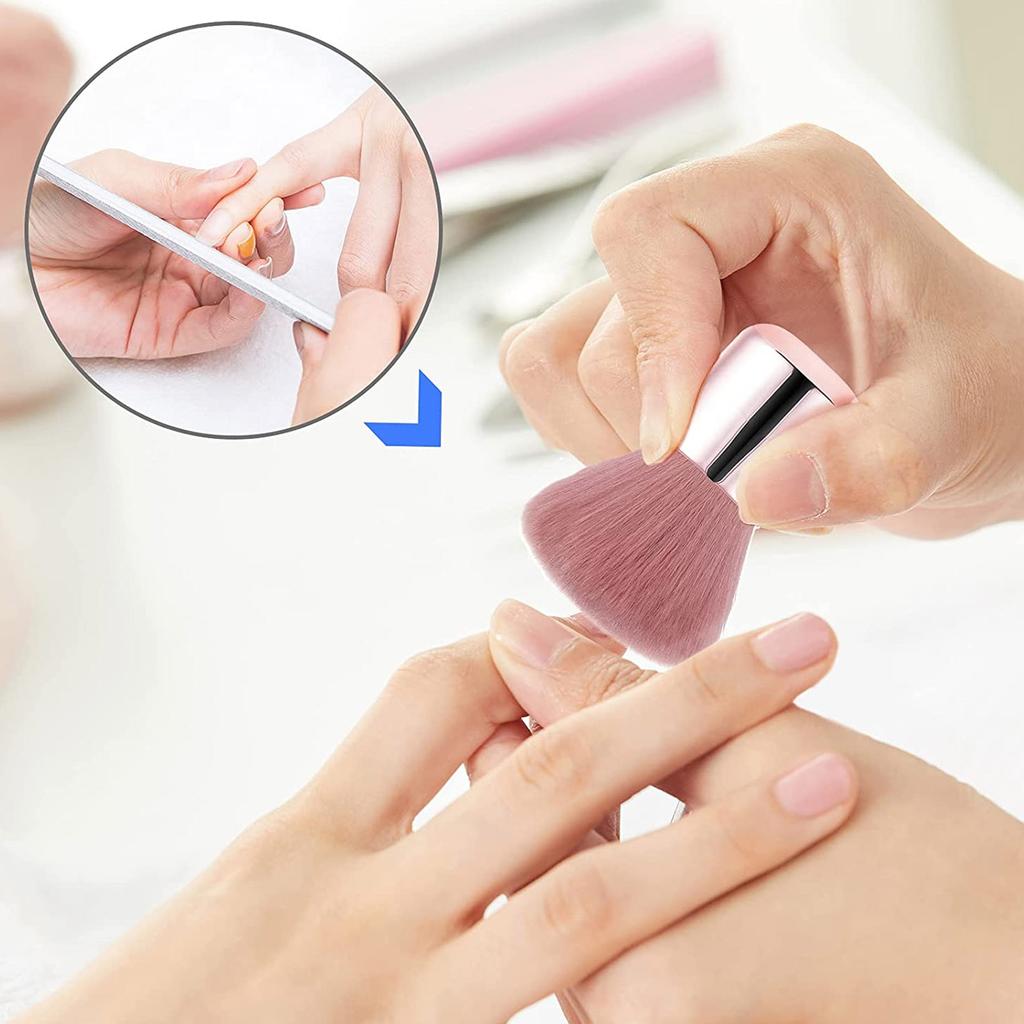 Szczotka do kurzu Nail Art Miękkie włosie Mały środek do czyszczenia paznokci do makijażu manicure