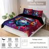 3Pcs Monkey Element Pattern Duvet Cover Set (1 Duvet Cover + 2 Pillowcases Coreless) Cool Background Bedding Set Soft