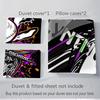 3Pcs Nightmare Before Christmas Art Bedding Sets For All Sizes New 3D Printed Bed Cover Comforter Duvet Cover Pillowcase Bedroom Decoration