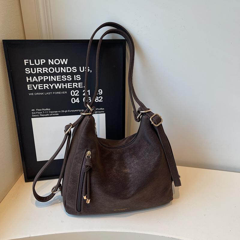 

Commuter retro winter fashion tote bag women s casual personality large capacity messenger bag