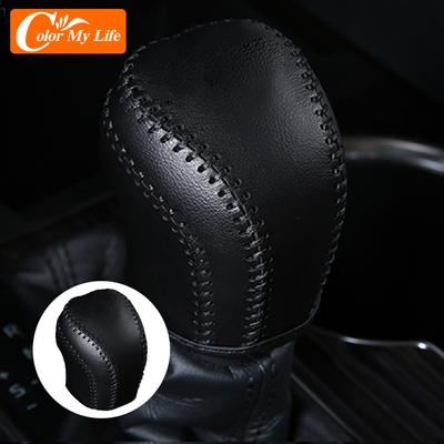 Car Gear Collars for Toyota Camry 70 Corolla AT Leather Interior Gear Shift Knob Head Cover