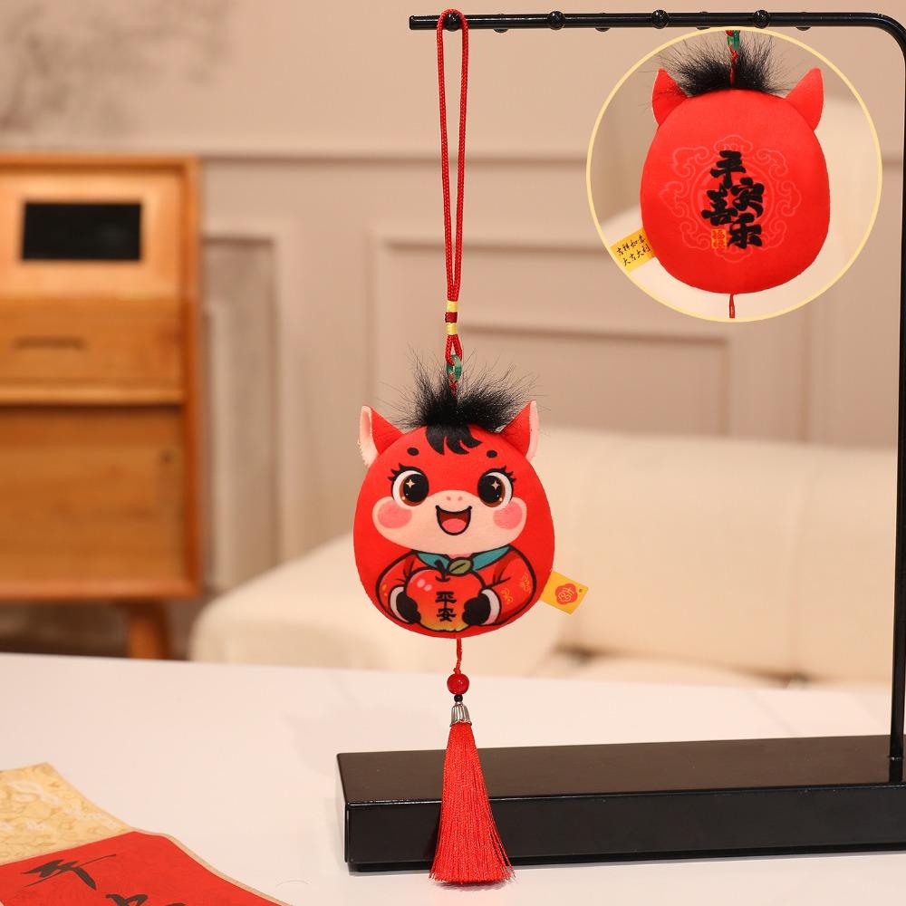 

Cute Plush Horse Keychain Creative Plush Horse Doll Pendant Cartoon Steed Doll Birthday Gift Style 11