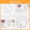 Heartshaped Alloy Waist Chain For Women With Sparkling Inlay For Elegant Outfit
