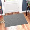 Inyahome Door Floor Mat for Home Entrance Moroccan Indoor Door Mat Shoe Scraper Ideal Inside Outside Home High Traffic Area Mat