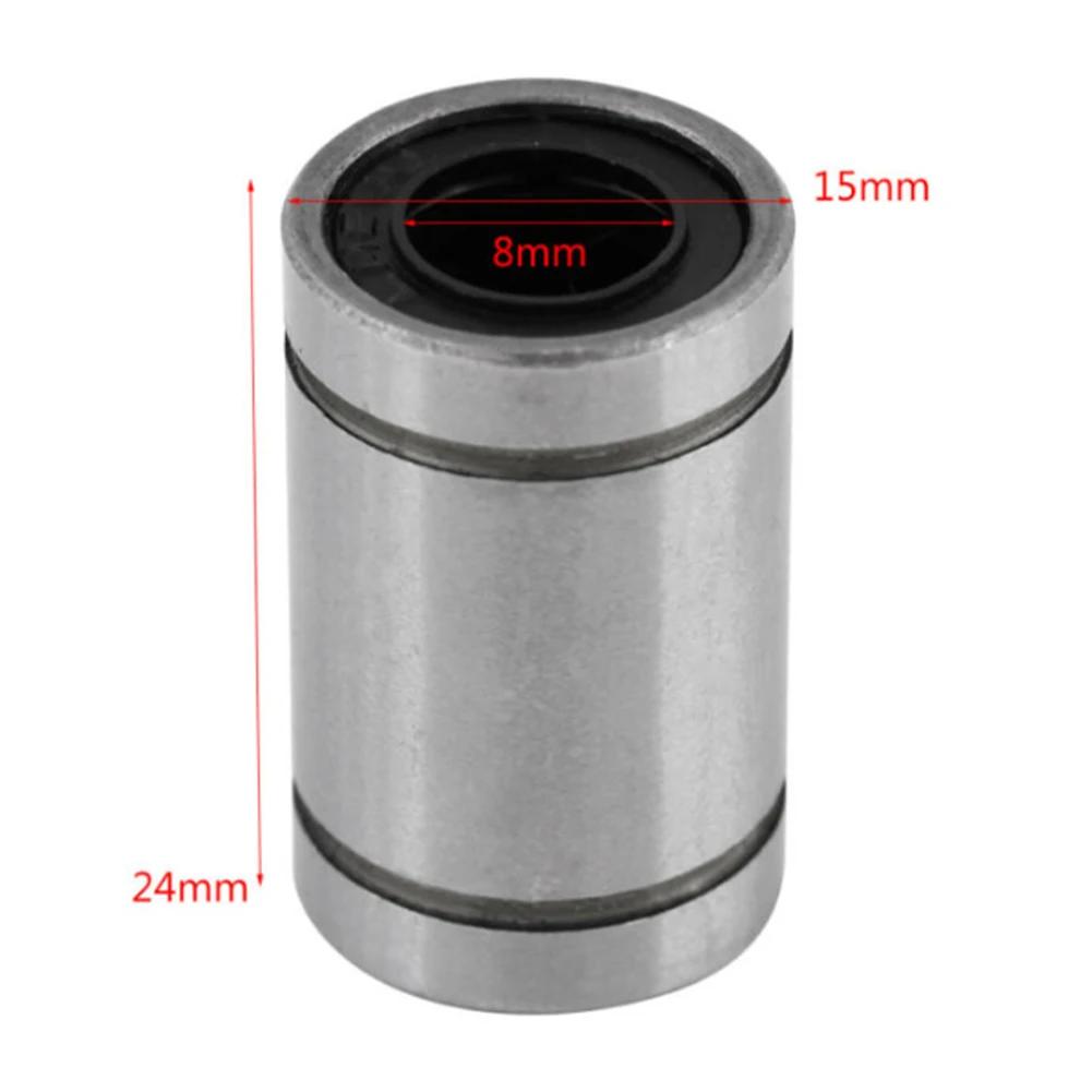 Funkciniai linijiniai guolio įrankiai Įvorė LM5UU LM6UU LM8UU Guminis sandarinimas Lygus atsparumas dilimui CNC Patogus