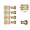 4Pcs 3/4" Hose Quick Connectors Universal Brass Water Fittings for Watering