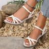 Fashion Women Platform Sandals 2024 Summer New Women Trend Lightweight Designer Shoes Trend Fashion Roman Open Toed Heel Highs Sandals