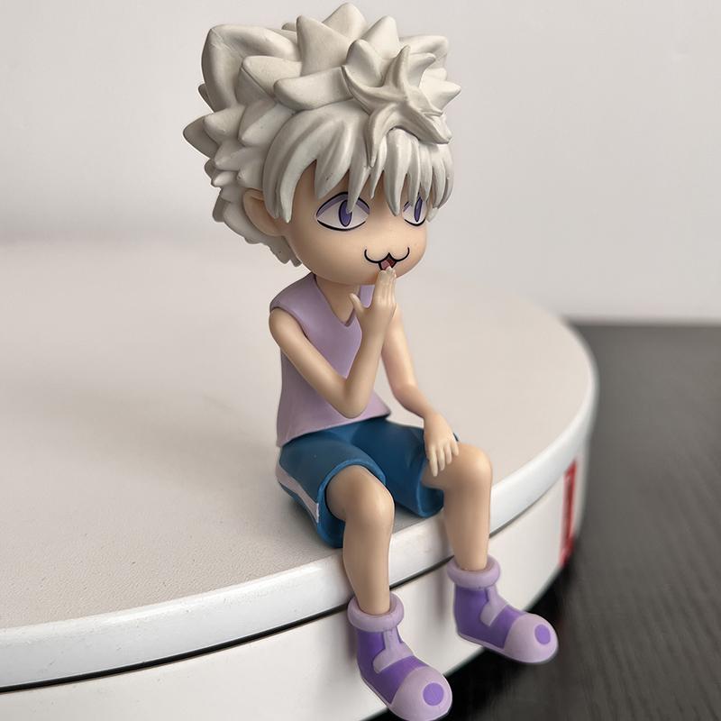 12Cm Hunter Hunter Figurine Killua Anime Figure Killua Zoldyck Figures Statue Ornament Collection Decor  Products Gift