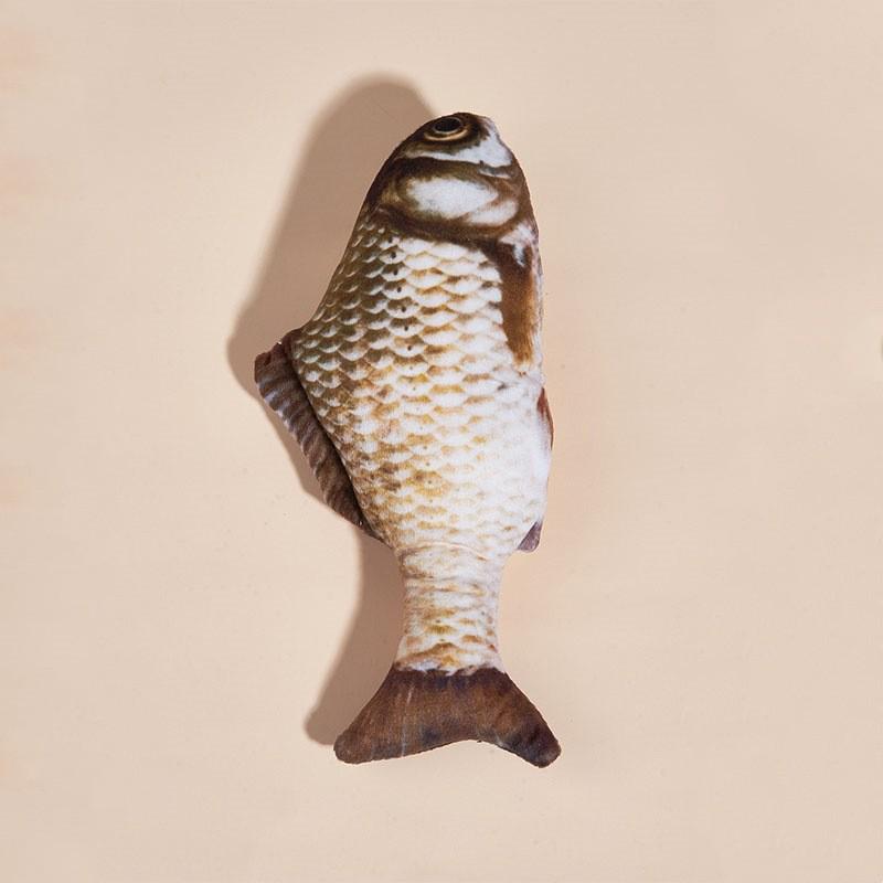 New Catnip Plush Toy: Cat Grass-Infused, Bite & Scratch Resistant, Self-Entertaining Doll for Cats