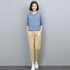 Women's Fashionable Mom Style Casual Sweatshirt Set: 2025 Spring/Autumn Two-Piece Outfit