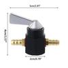GAOHOU Inline Fuel Tap Switch for Motorcycle Fuel Cock 8mm Inline Fuel Tap CNC
