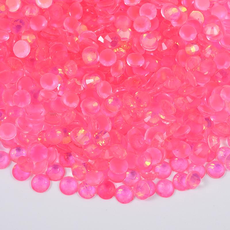 New Misty Rose Colors Glass Rhinestones SS6-SS30 Non Hotfix Crystals Flatback Crystal Rhinestones for Nail Art DIY