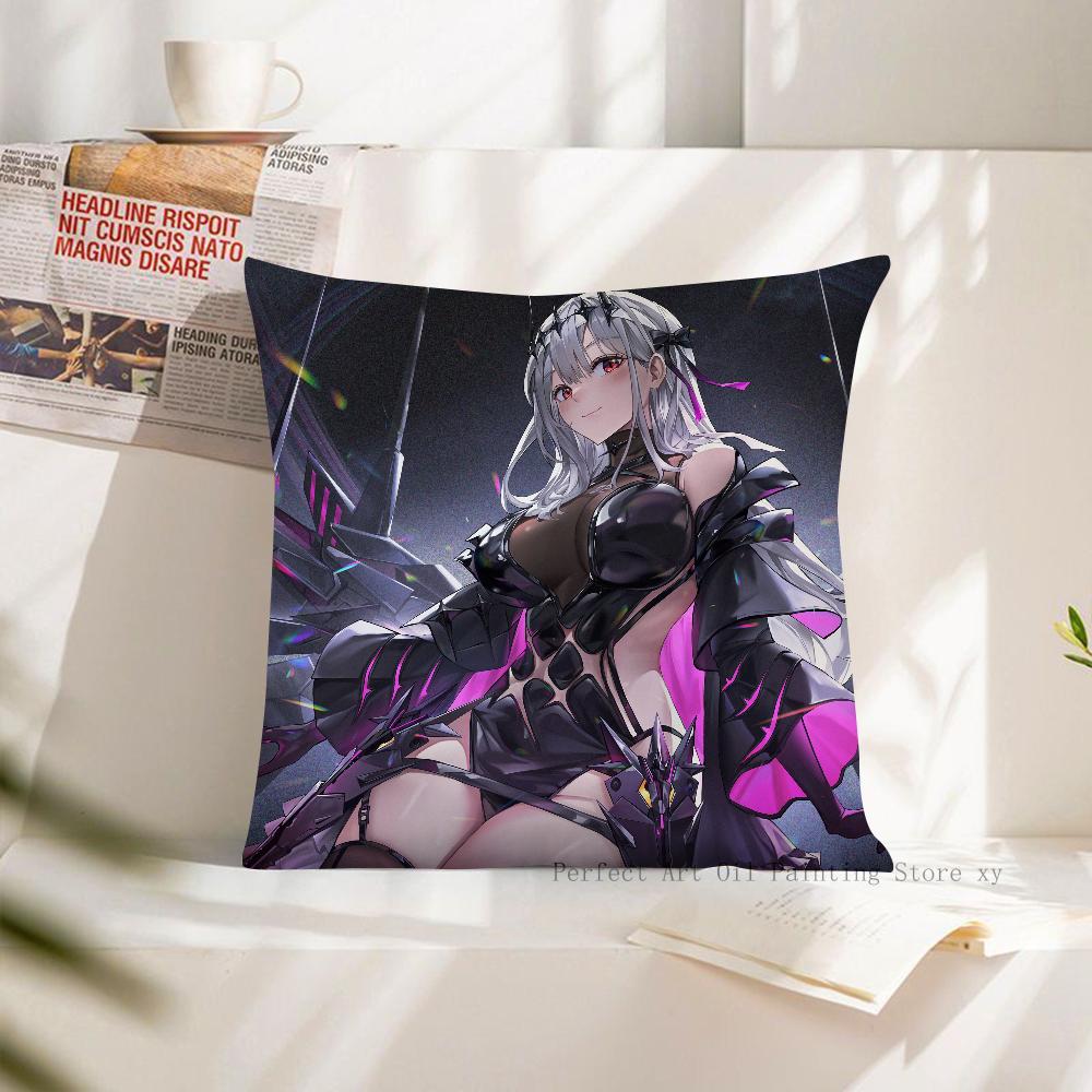 NIKKE Goddess Of Victory Spiel Kissenbezug Mode Quadratischer Kissenbezug Schlafzimmer Sofa Zimmer Ins Dekoration Freizeit Kissenbezug 40x40