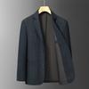 Plaid Suit Men's Middle-aged Spring and Autumn Thin Business Casual Slim-fitting Small Blazer Dad Outfit