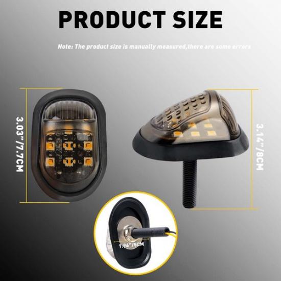 LED Signals Turn Blinker Lights Motorcycle For Indicator DRZ400SM Suzuki Amber