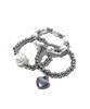 Ssy [3Set] Heart & Pearl Bead Ring
