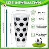 10PCS Sports Theme Drinking Cups Dishwasher Safe Football Printed Drinkware Suitable for Hot and Cold Beverages